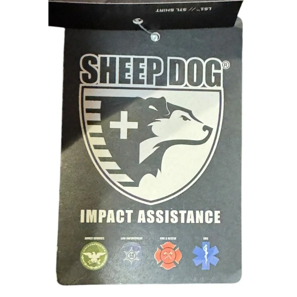 Propper‎ Men Uniform Shirt Perform LS1 STL Sheep Dog Long Sleeve Black 2XL NWT